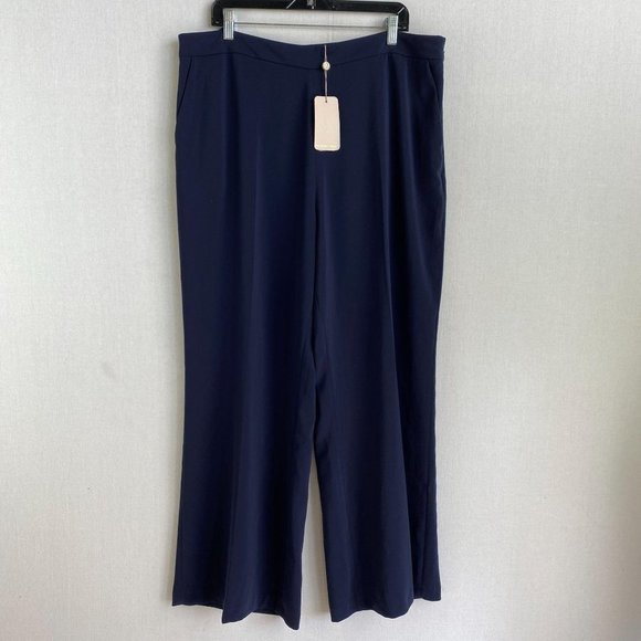 JACQUES VERT Navy Blue Pant NWT - Picture 1 of 9